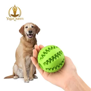 Wholesale Interactive Pet Dog Cat Puppy Elasticity Dog Chew Toys Teeth Cleaning Balls Toys For Dogs
