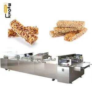 Small Size Chocolate Rice Candy Mixed Nut Fully Automatic Protein Bar Process Line Snack Maker Machine