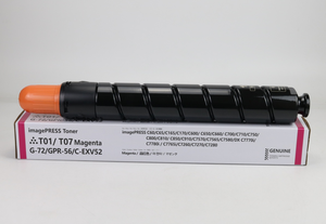 Cartucho de Tóner Original de Calidad T07 para Impresoras Canon Toner Powder C60 C650 C700 C850 C910 C7565 C7580 C-EXV52 Canon T01 - Product Image 2