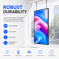 Affichage numérique WiFi CMS haute luminosité, écran LCD mural ou au plafond de 32, 43, 49, 55, 65, 75 pouces pour la publicité des menus de restaurant
