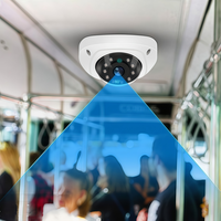 Cámara de Visión Trasera Infrarroja Metálica Antivandálica con Visión Nocturna, Micrófono Integrado, AHD, Monitor de Estacionamiento Trasero para Auto, Autobús, Camión