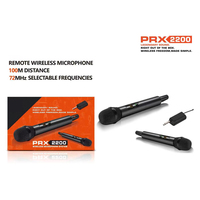 PRX2200 2023 Desain Baru Harga Terjangkau Mikrofon Nirkabel 72ch Dualchannel
