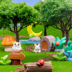 Mini Figuras de Búho de Resina para Decoración de Paisajes, Adornos Pequeños con Temática Forestal, Accesorios para Manualidades - Product Image 2
