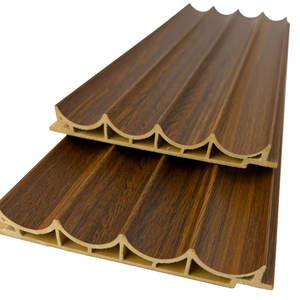 Usine Foshan WPC Panneau cannelé Prix bon marché Panneau mural creux Décoration intérieure Panneaux muraux en bois Design intérieur intérieur - Product Image 4