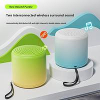   Speaker Portabel Luar Ruangan Pengeras Suara Nirkabel Mini Kolom Stereo Musik Surround Bass Box Speaker Tahan Air