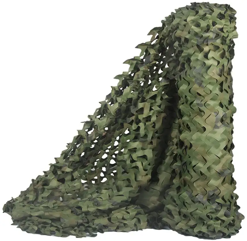 Woodland Camouflage Netting Military Camo Hunting Shooting Hide Cover Net 