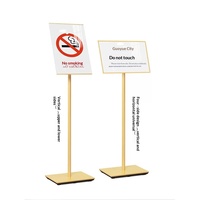 Panneaux de signalisation directionnelle sur pied, panneaux d'affichage à bord étroit à base d'eau, panneaux d'information A3, panneaux de guidage pour hôtels, panneaux d'affichage A4