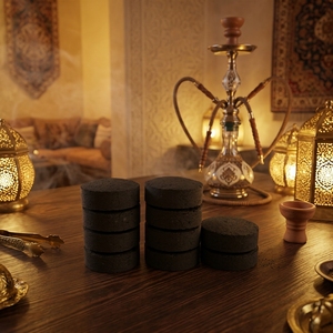 Charbon à allumage rapide AL <span class=keywords><strong>FAKHER</strong></span> personnalisé en gros pour chicha arabe, utilisé pour l'aromathérapie et le barbecue - Product Image 6