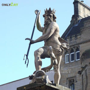 Grande sculpture en bronze de dieu poseidon de <span class=keywords><strong>mythologie</strong></span> <span class=keywords><strong>grecque</strong></span> sur mesure pour paysage de parc <span class=keywords><strong>et</strong></span> de jardin extérieur - Product Image 4
