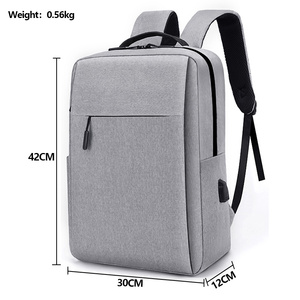 Logo personalizzato Business Men Mochila Travel Student poliestere Usb impermeabile Bagpack Design <span class=keywords><strong>zaino</strong></span> per la scuola zaini per Laptop - Product Image 5
