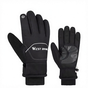 Guantes de Ciclismo WEST BIKING de Piel Sintética, Resistentes al Viento, para Bicicleta de Montaña, para Adultos, Uso en Invierno - Product Image 2