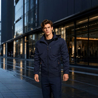 Veste bomber tactique légère SOLU pour homme, style militaire, à capuche, imperméable, fermeture éclair, nylon, coupe-vent pour la randonnée