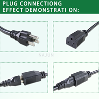 ClubCar Precedent Ladeanschlussadapter Amerikanischer Standard für Ladebuchsenkabel Golfwagen-Zubehör
