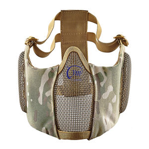 YUEMAI - Máscara Táctica <span class=keywords><strong>de</strong></span> Media Cara con Protección para los Oídos, Equipo <span class=keywords><strong>de</strong></span> Protección para Juegos <span class=keywords><strong>de</strong></span> <span class=keywords><strong>Supervivencia</strong></span> CS, Venta al por Mayor - Product Image 3