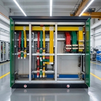 Subestación Compacta Prefabricada de Tipo Contenedor para Exteriores, Trifásica/Monofásica, 60Hz, Sumergida en Aceite, 10kV/400V, SHENG HUA YB