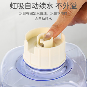 Mangeoire automatique pour animaux de compagnie chat fontaine à eau chien mangeoire intelligente eau potable artefact flux anti-retournement bassin d'alimentation - Product Image 3