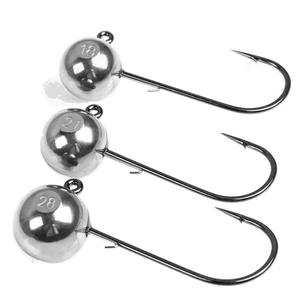 Amo da Pesca in Acciaio al Tungsteno con Testa in Piombo, Anti-Accattivaggio, per Pesca al Bass in Bacino e Laghetto, Esca Morbida - Product Image 1
