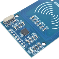 Module RFID WAVGAT RC522 Kits 13,56 MHz 8x9x9 cm avec étiquettes SPI Lecture et écriture Transmission transparente pour 3.0
