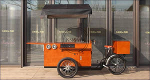 Voiture de vente mobile de vélo de cargaison de rue 2025 avec le tricycle électrique de café d'évier à vendre l'Europe - Product Image 2