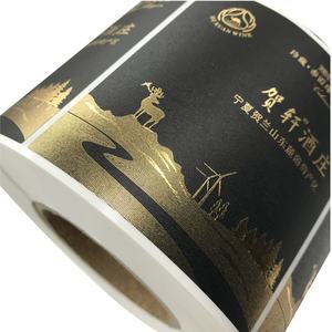 Impression Adhésif Résistance À L'humidité Texture Papier Gaufrage Feuille D'or Estampage <span class=keywords><strong>Vin</strong></span> Étiquette Autocollant - Product Image 6
