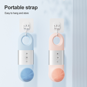 Cepillo <span class=keywords><strong>Limpiador</strong></span> Facial Eléctrico de Silicona Suave OEM/ODM, <span class=keywords><strong>Limpiador</strong></span> de Poros con 3 Niveles de Vibración, Limpieza Profunda de Nariz, Compresa Fría y Caliente - Product Image 1
