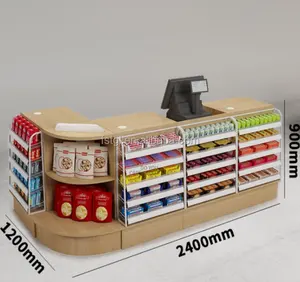 Factory Supplier Customized Convenience Store Cashier Desk Checkout Counter