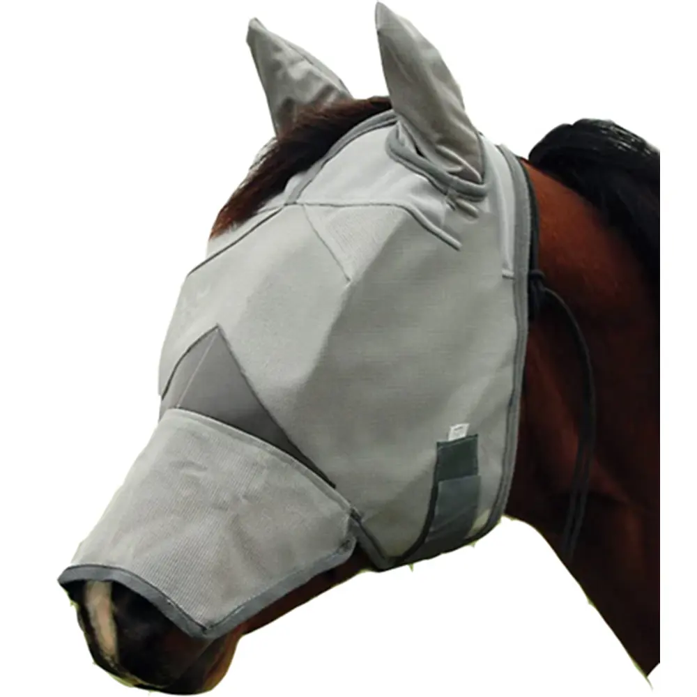 Beste Kwaliteit China Fabrikant Met Neus Cover Mesh Paard Fly Masker