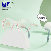 Monture de prescription ovale personnalisée OEM EMS&Silicone, anti-lumière bleue, pour enfants et adolescents, taille 47-16-135, avec logo et emballage personnalisés