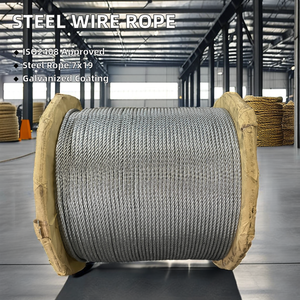 厂家直销 6x12 镀锌钢丝绳 6mm 8mm 10mm 直径 用于制造 中国制造 - Product Image 4