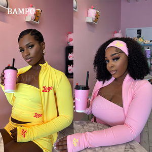 Set 2 pezzi di abbigliamento estivo da <span class=keywords><strong>donna</strong></span> su misura in <span class=keywords><strong>cotone</strong></span> Y2K Top in <span class=keywords><strong>cotone</strong></span> e ripiegate su Shorts svasati due pezzi Set da salotto abbigliamento <span class=keywords><strong>donna</strong></span> - Product Image 3