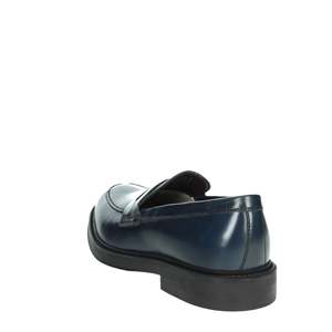 Mocassins pour homme K-9931 bleus taille 45 en cuir - Product Image 2