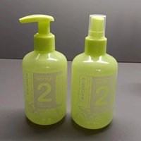 200ml 300ml Bouteille de shampooing et de savon liquide en plastique PET coloré pour vaporisateur de lotion