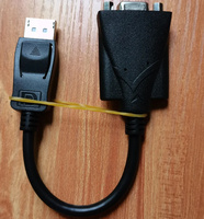 Adaptateur de câble DP vers VGA mâle actif pour projecteurs HDTV PC