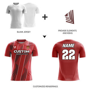 定制男式涤纶速干足球服透气批发足球球衣足球服运动服球衣套装 Z25852 - Product Image 2