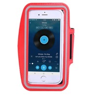 Support de téléphone portable universel MILE pour la course, étanche, réfléchissant, réglable, en cuir PU, pour la plongée, avec LED, pour le sport et le fitness
