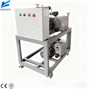 Ai Mei Qi Ti XY Serisi Tıbbi Merkezi Vakum Sistemi Yağlı Döner Vakum Pompası PLC Kontrollü Çift Soğutmalı 100-600m/h Akış - Product Image 2