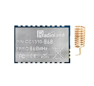 TI Sub1G נמוך במיוחד כוח RF CC1310F128RHBR 868mhz אלחוטי מודול עם CE מוסמך עבור בית אוטומציה