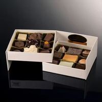 Boîte cadeau Ramadan Moubarak personnalisée, écologique, en matériaux recyclés, réutilisable, en papier kraft, emballage islamique pour chocolat
