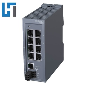 สวิตช์ควบคุมการเขียนโปรแกรม PLC 6GK5208-0BA00-2AB2 XB208จัดการเลเยอร์2ต้นฉบับใหม่6GK52080BA002AB2มีในสต็อก - Product Image 1