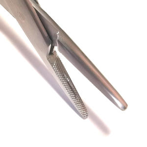 Porte-aiguille en acier inoxydable Nanjing 25 cm à bec pointu, instrument chirurgical vétérinaire réutilisable pour porcs - Product Image 4