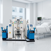 Centrale d'oxygène médical PSA à grande échelle pour système d'alimentation centralisée en oxygène pour l'hôpital et infrastructure de gaz médicaux