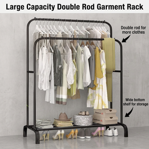 Porte-manteau moderne en métal <span class=keywords><strong>avec</strong></span> étagère à chapeaux, simple, pour chambre à coucher, rangement domestique, support de vêtements d'intérieur - Product Image 4