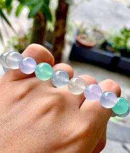 สร้อยข้อมือโรสควอตซ์พลังงานแห่งความรักขนาด 10 มม. สำหรับผู้หญิงและผู้ชาย สายรัดข้อมือประดับลูกปัดแฟชั่น - Product Image 6