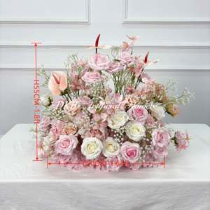 Decorazioni Floreali Artificiali di Rose Moderne e di Lusso Personalizzate all'Ingrosso, Centrotavola Fatto a Mano per Matrimoni e Festa della Mamma - Product Image 2