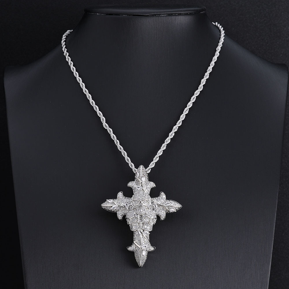 Argent + chaîne torsadée 18 pouces x 1,5 mm-Pt066
