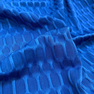 Tissu jacquard polyester-spandex, design de logo personnalisé pour veste de yoga, fabrication OEM - Product Image 4