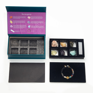 Set di Bracciali in Cristallo Naturale Grezzo con Tecnica Seiko, Motivi Zodiacali e Costellazioni, Versione Aggiornata - Product Image 5