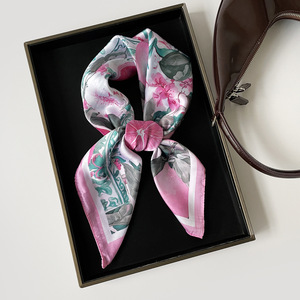 <b>Silk</b> <b>Scarf</b> 70x70cm Vintage Oil Painting Lemon Print <b>Square</b> <b>Scarf</b> Wholesale - Product Image 3