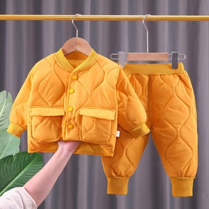 Nouvelle collection hiver automne vêtements pour bébés garçons, manches longues, pantalons Parkas en coton, costume de Ski chaud, vêtements pour enfants, survêtements pour tout-petits 2 pièces/ensemble - Product Image 3