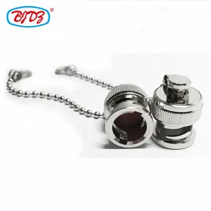 Metal Coaxial connector cover male BNC cable terminal cap dust cap for waterproof connector